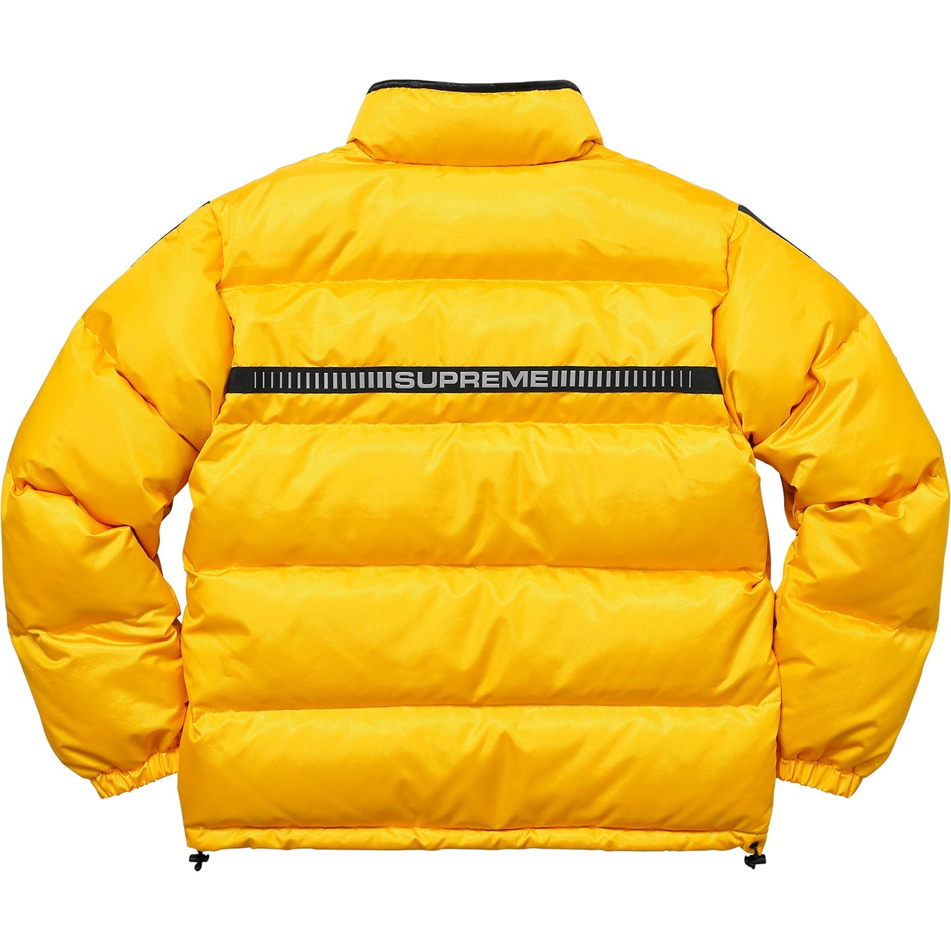 Reflective Sleeve Logo Puffy Jacket view 17